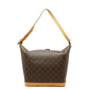 LOUIS VUITTON Brown Monogram Leather Shoulder Bag